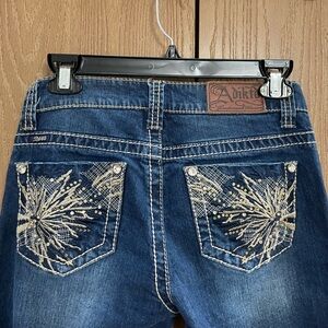 Y2K Adiktd Bootcut Bejeweled Jeans